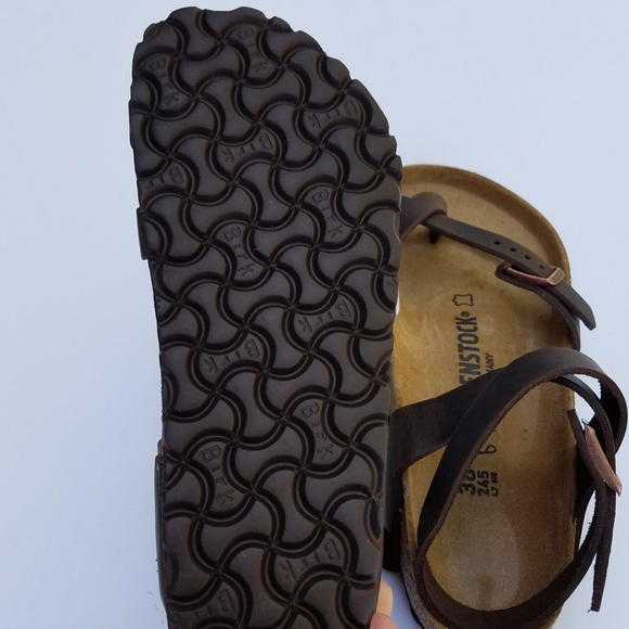 New Birkenstock Yara Habana Leather Sandals - Picture 5 of 7